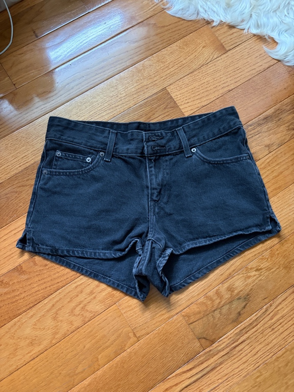 Levi’s black Jean shorts